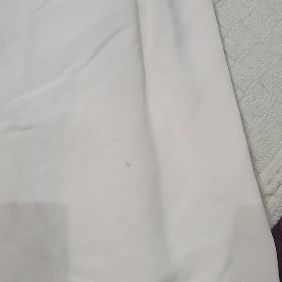 VINTAGE Empire Waist Long Ruffle Sleeve Velvet Top Dress size 2/4 Burgundy Ivory - Picture 4 of 15